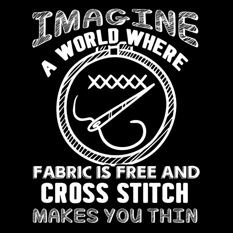 Cross Stitch Cross Stitch Makes You Thin