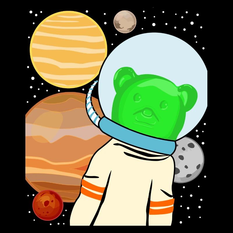 Des oursons en gélatine dans l’espace