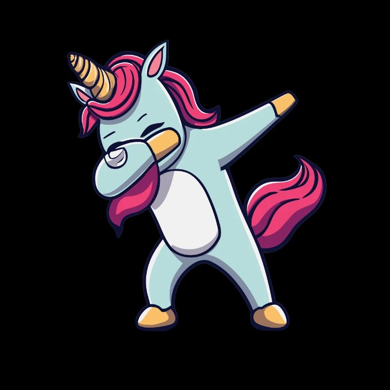 Dab Dabbing Licorne Dabbing Danse de la licorne
