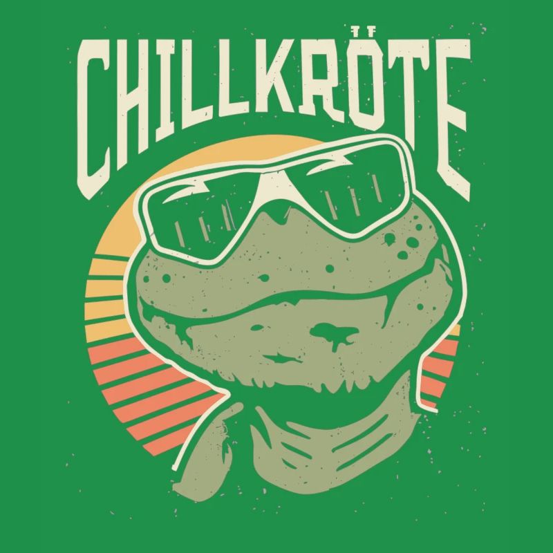 Relaxte Schildkröten Chillkröte