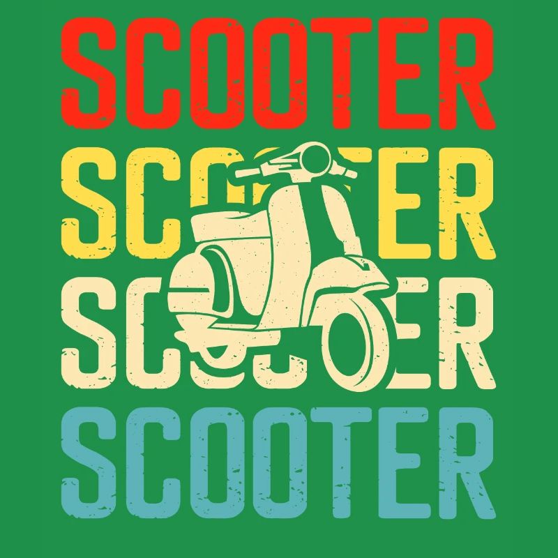 Roller Rollerfahrer Motorroller