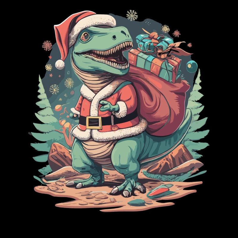 Dinosaure Trex Noël