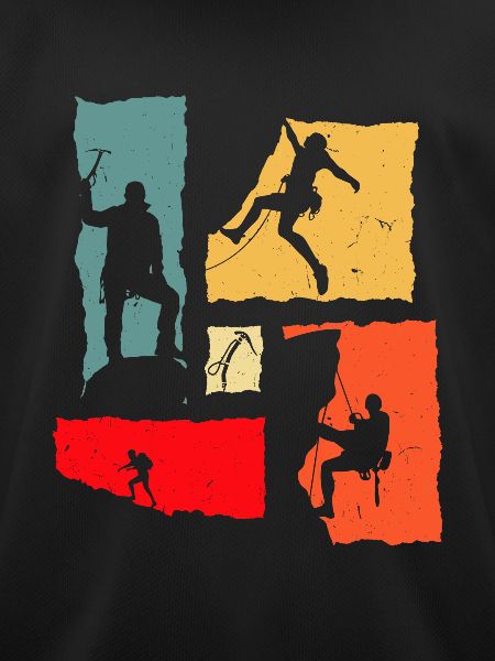 Climber Retro Climbing