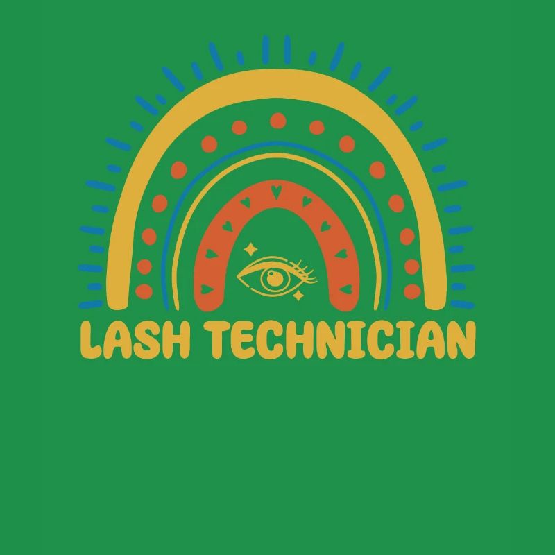 Lash Tech Boho Rainbow