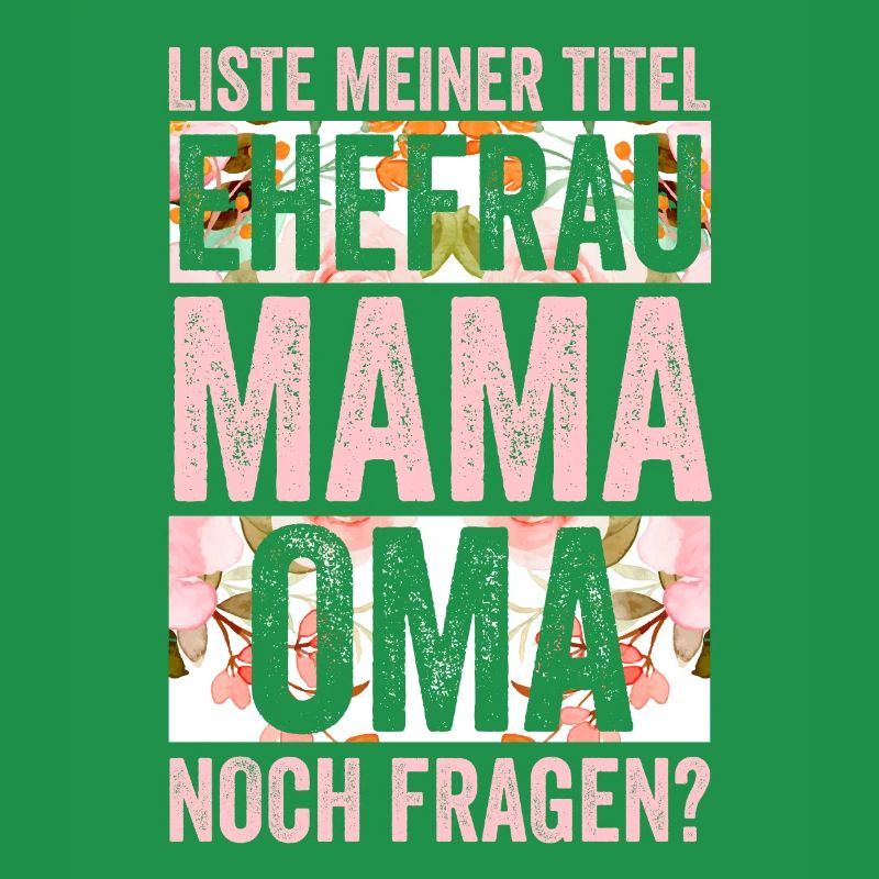 Ehefrau Mutter Großmutter Mama Oma