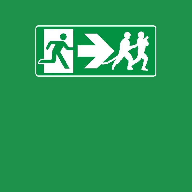 Emergency Exit Fire Brigade Firefighter