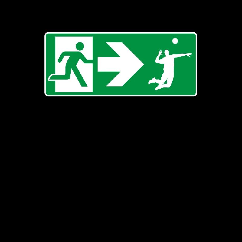Emergency Exit Volleyball Volleyball Player