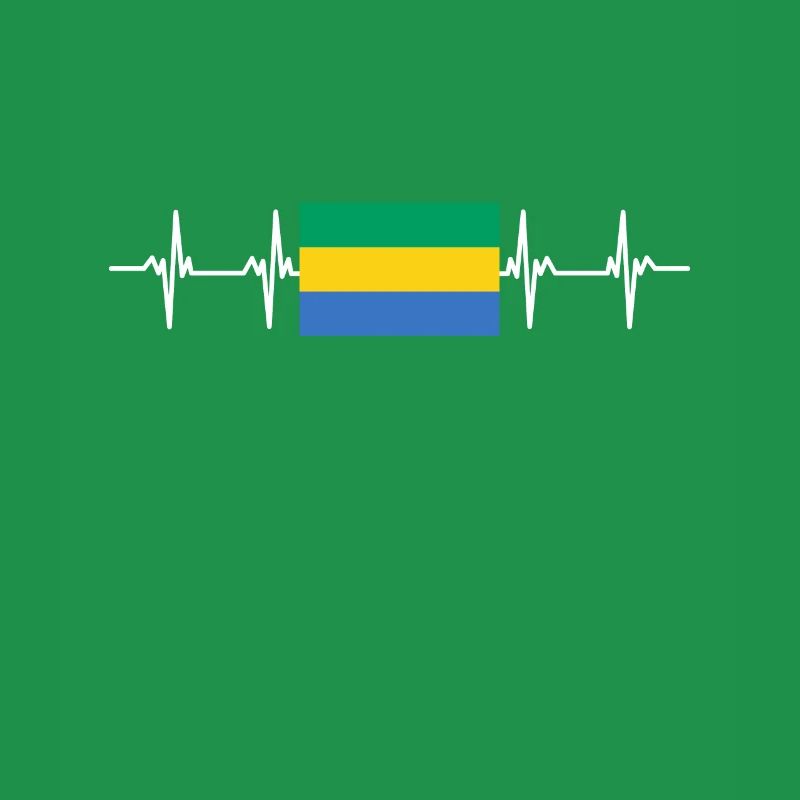 Drapeau africain - Gabon