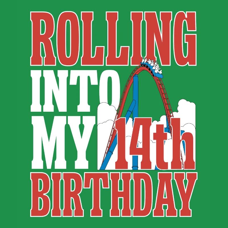 Achterbahn Rollercoaster Freizeitpark