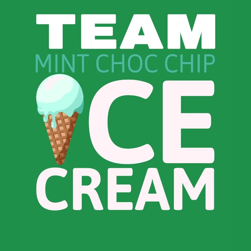 Team Mint Choc Eiswaffel Eiscreme Eis