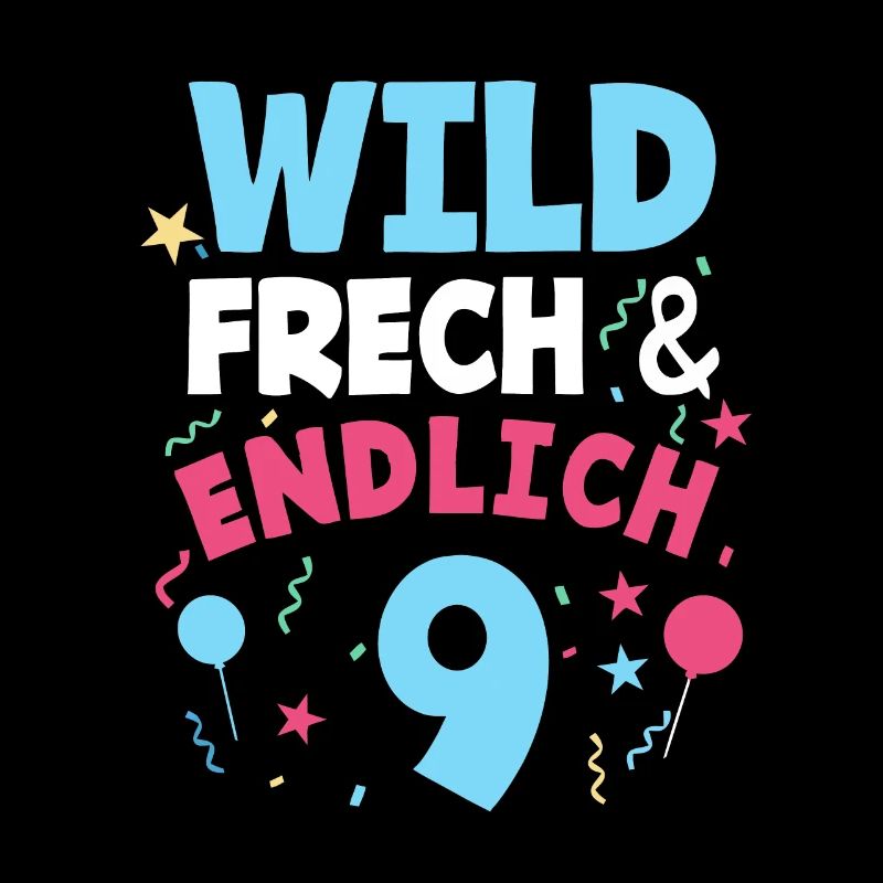 Kindergeburtstag T-Shirt Endlich Wild frech