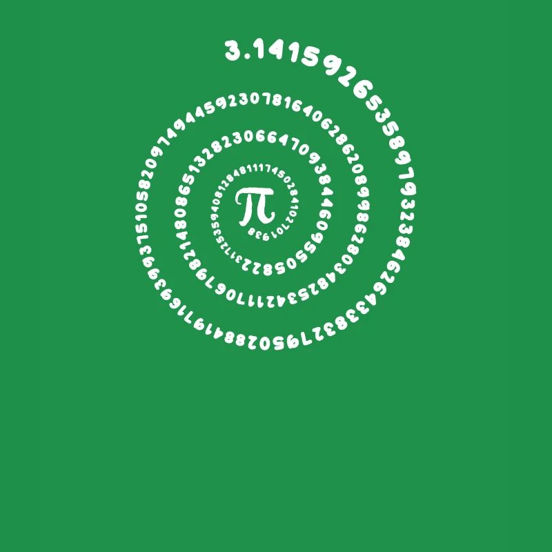 Pi Day Spiral Science Math Funny Math