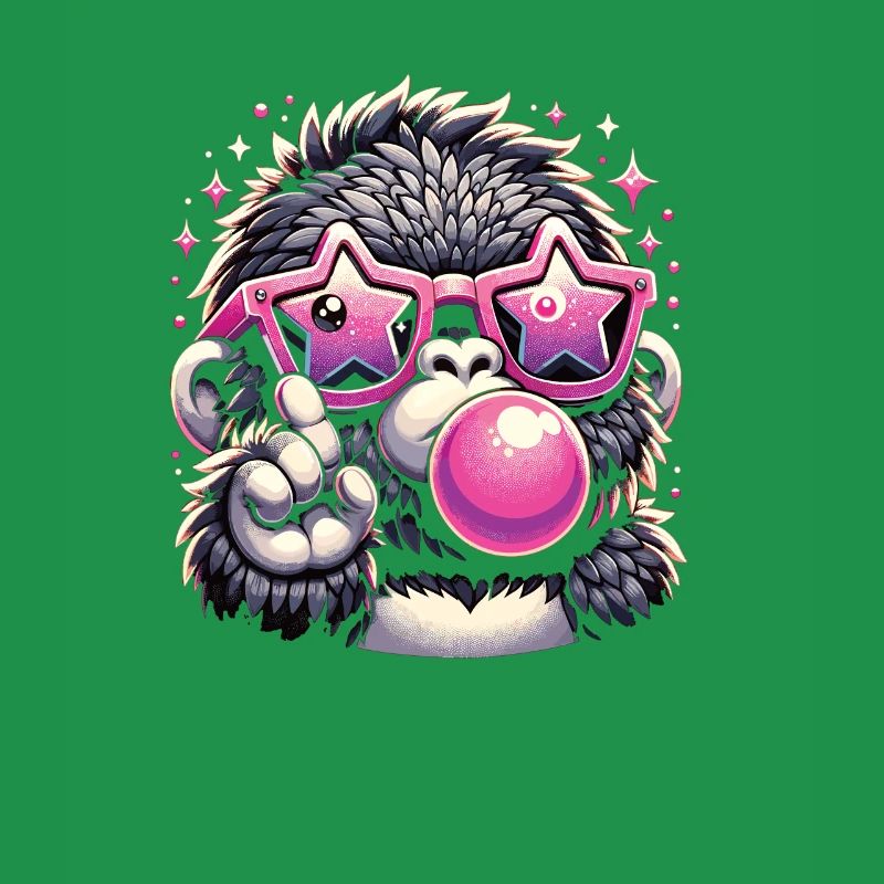 Gorilla mit Sonnenbrille