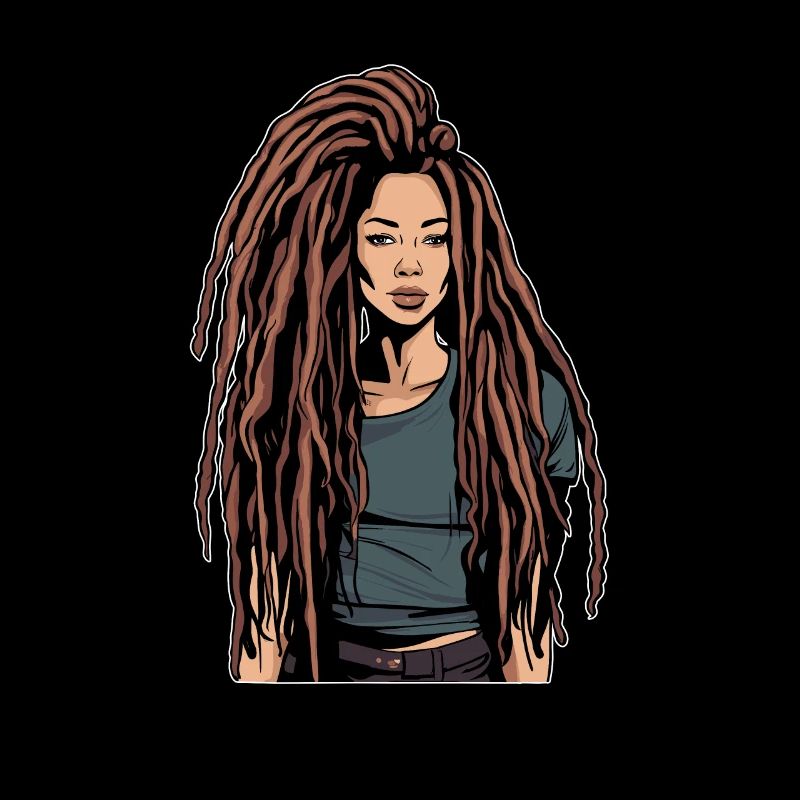 Dreadlocks de cheveux Rasta Dreads