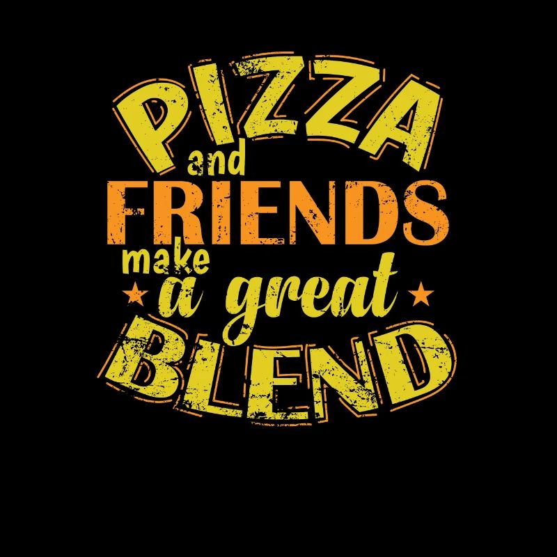 Pizza and Friends make a great Blend