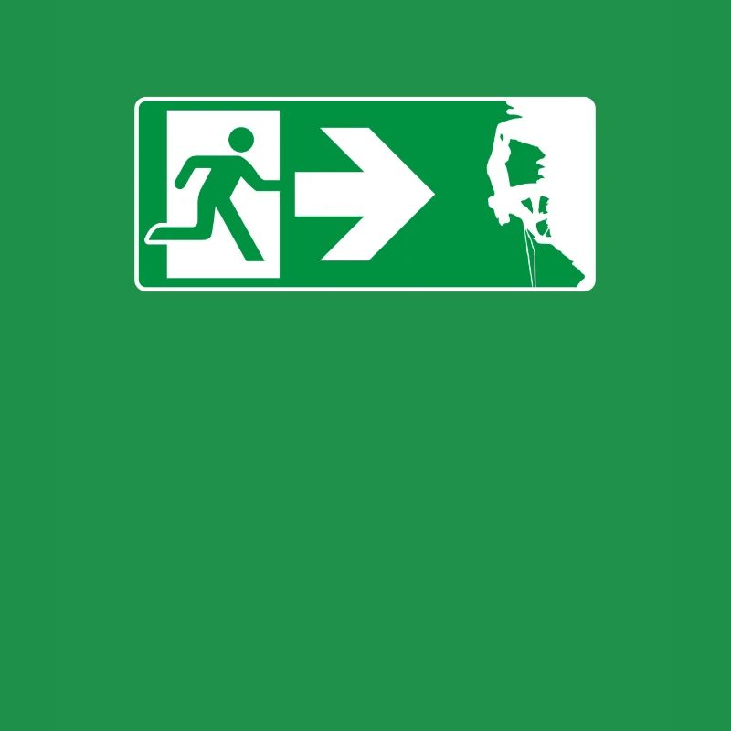 Emergency Exit Climbing Climber