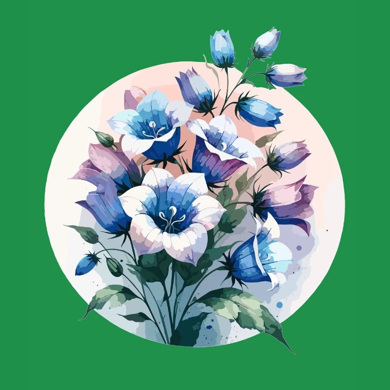 Campanule dessinée