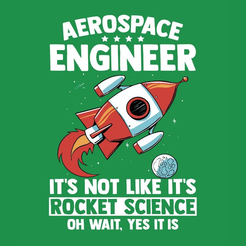 Aerospace Engineer Rocket Science Geschenk