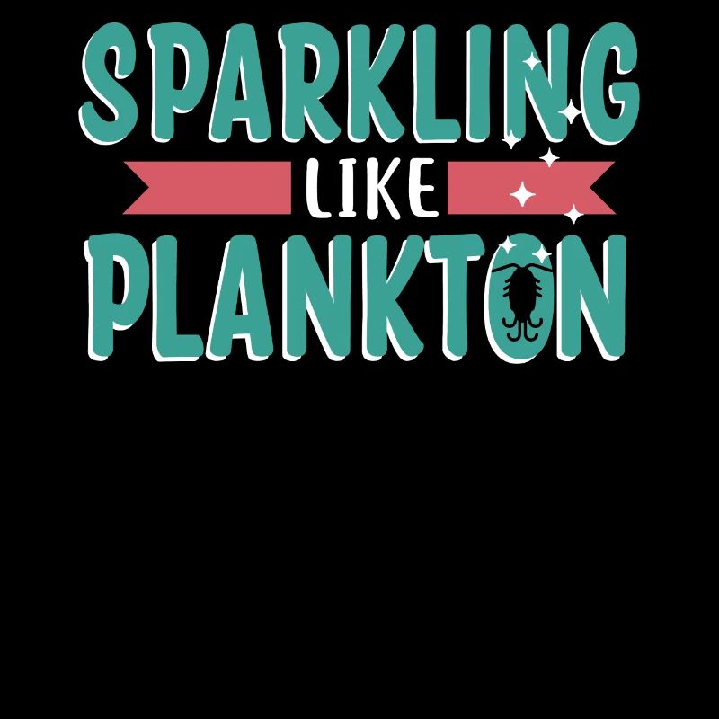 Scintillement comme le plancton - créature marine