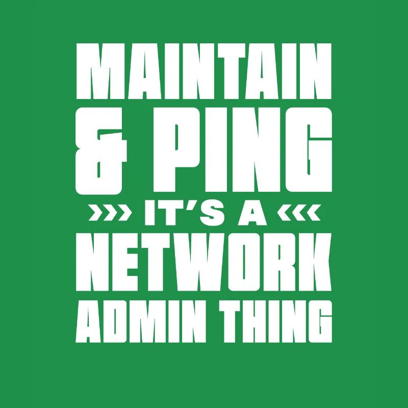 Maintain & ping It's a Network admin thing