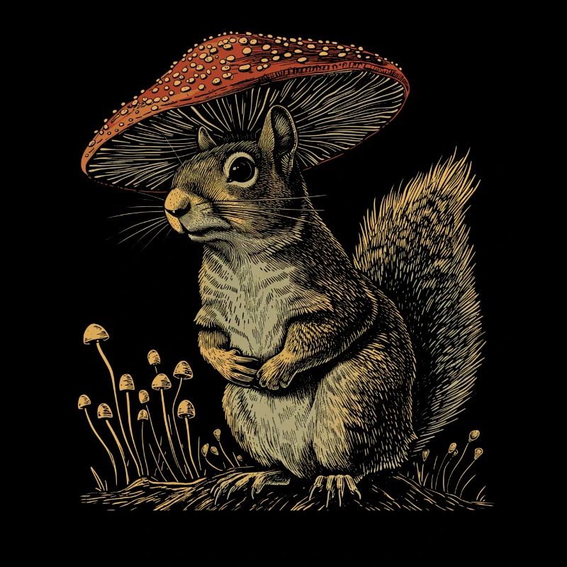 Squirrel Cottagecore