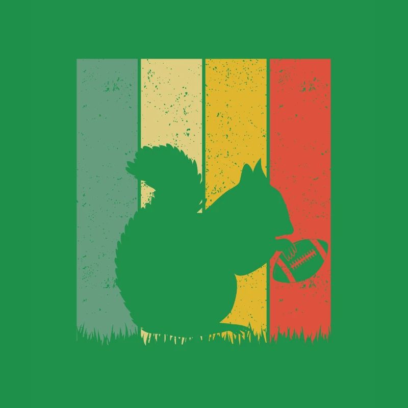 Rugby Squirrel Rugby Squirrel Rugby Player Squirre