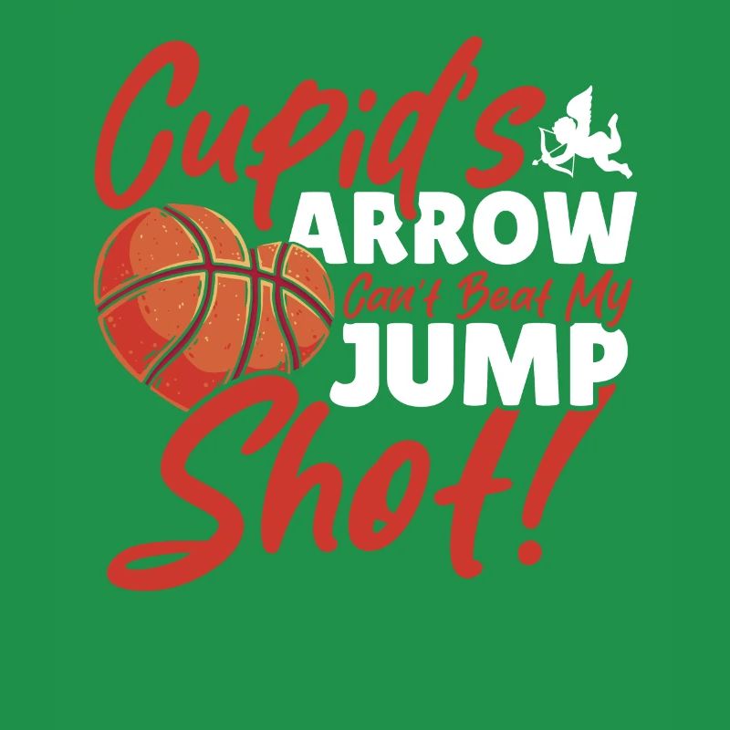 B Valentine’s Day Romantic Basketball Player