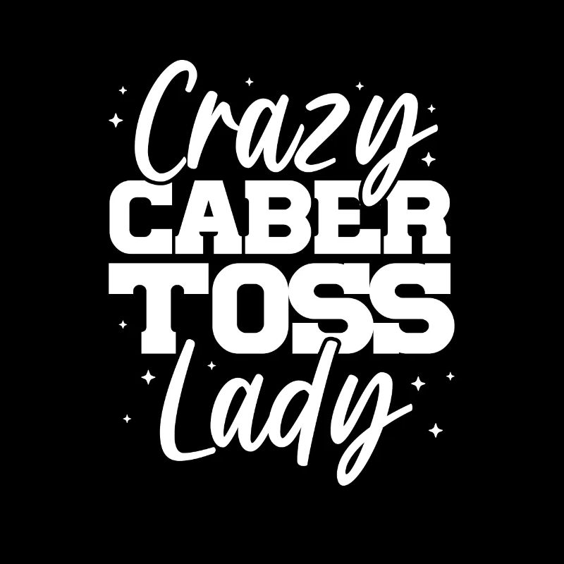 Crazy Caber Toss Lady Tree Trunk Thrower