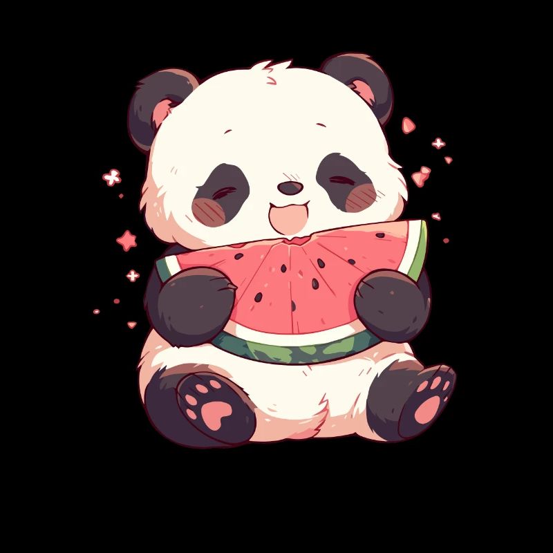 Panda Ours Pastèque Panda Géant Japonais