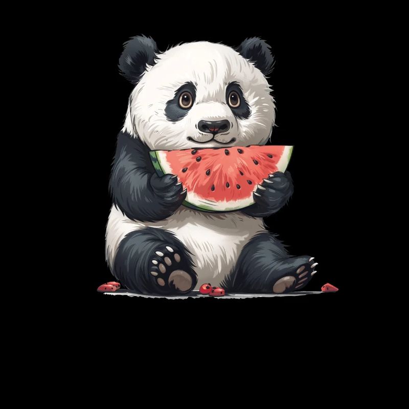 Panda Ours Pastèque Panda Géant Japonais