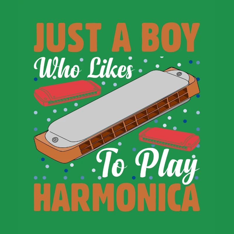 Harmonica - Just A Boy Who Likes To Play Harmonica