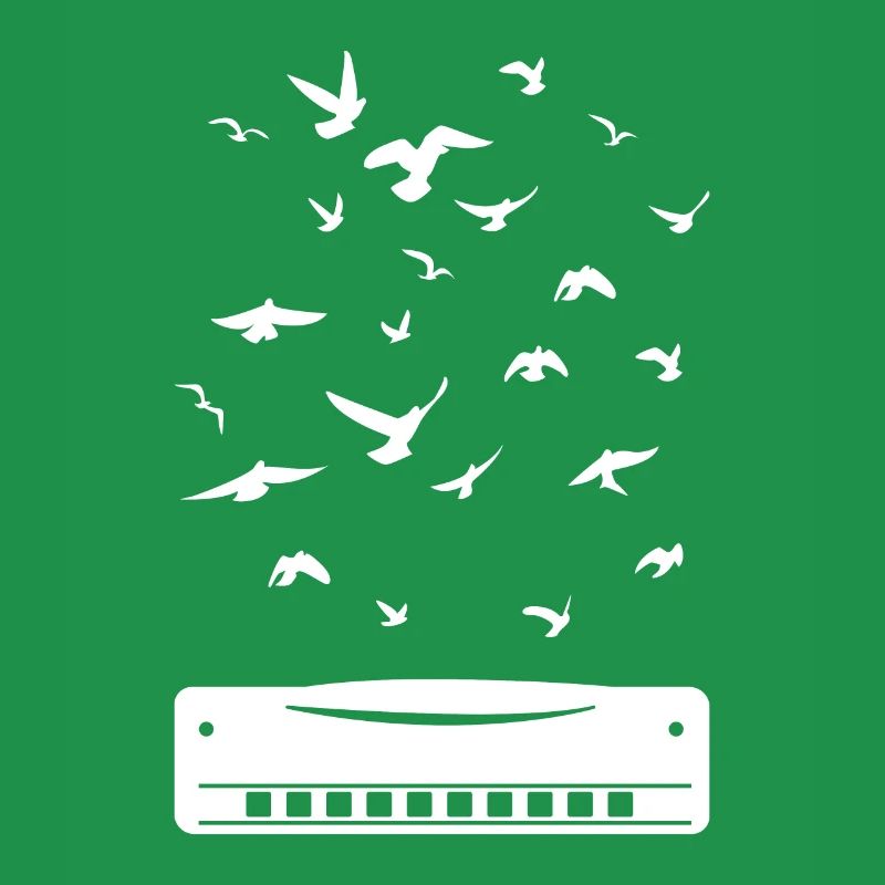 Playing Harmonica Player Harmonica Instrument