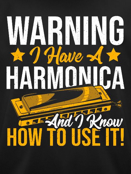 Playing Harmonica Gift