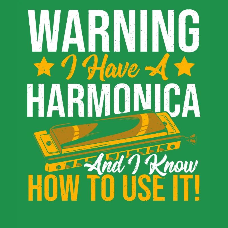 Playing Harmonica Gift