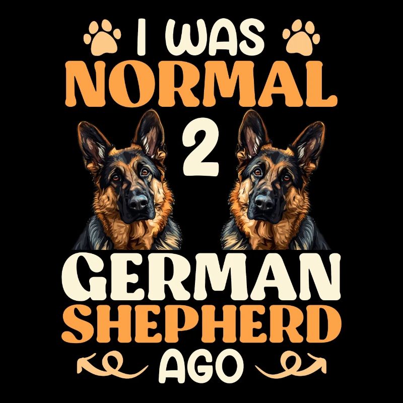 Schäferhund WAS NORMAL 2 GERMAN SHEPHERDS AGO