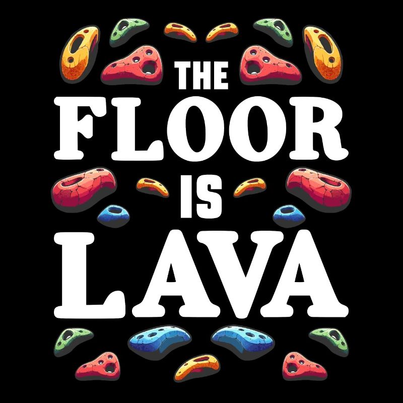 The ground is lava bouldering