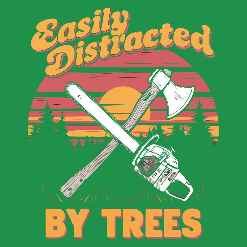Easily Distracted By Trees Rustic Forestry Design