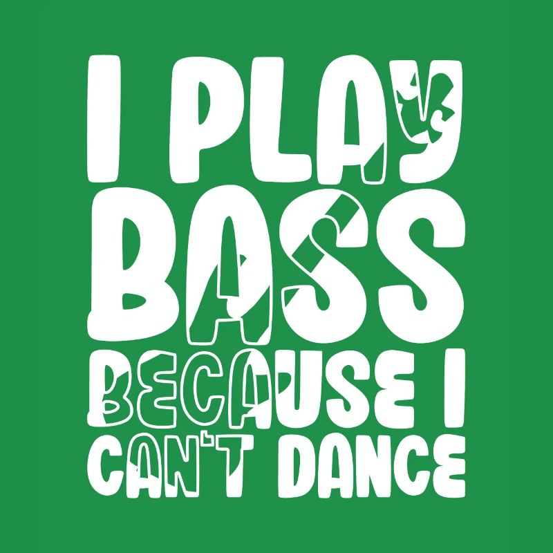 Je joue de la basse parce que je ne sais pas danser