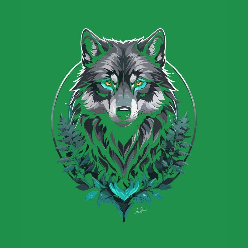 Loup arctique forestier