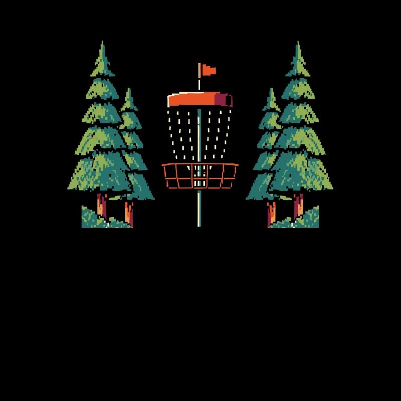 Frisbee Golf Disc Golf 8 Bit