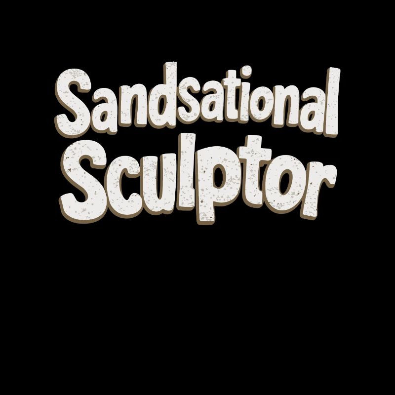 Sculpteurs de sable professionnels sur la plage du