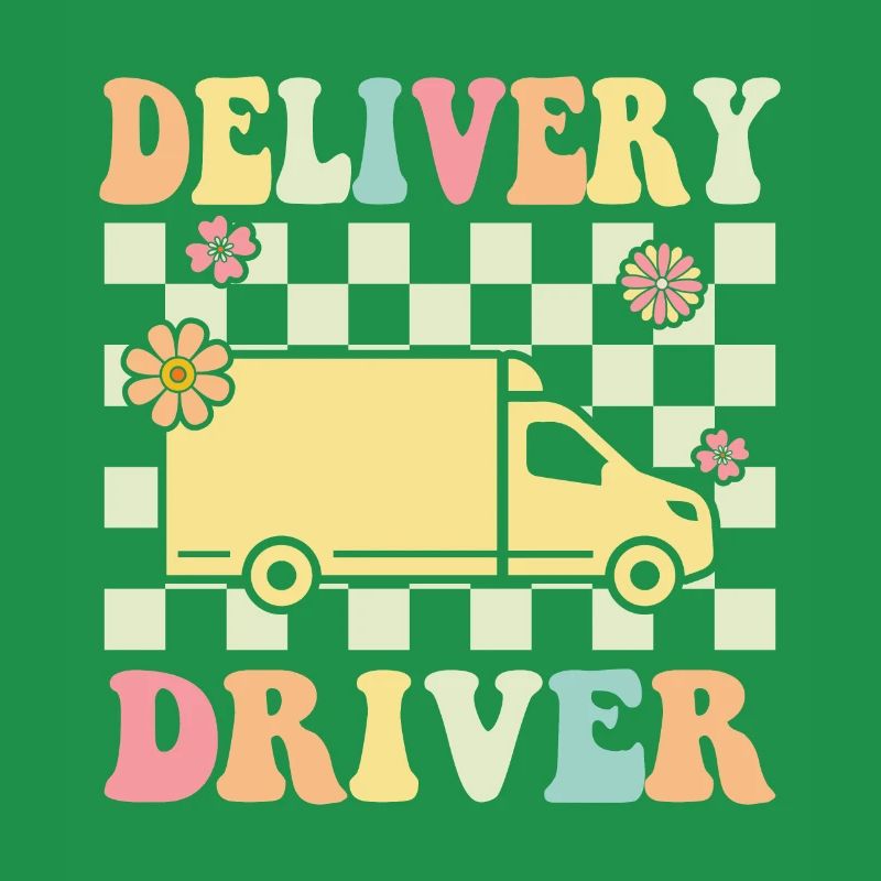 Delivery Driver Boho Funny Grubhub Driver