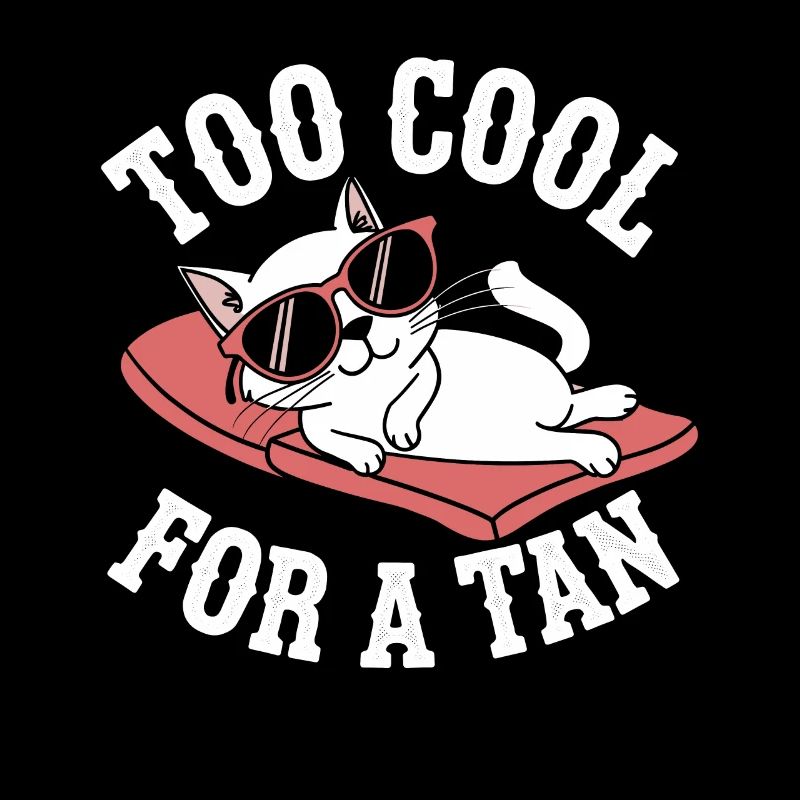 Sunny days with the relaxed cat under the