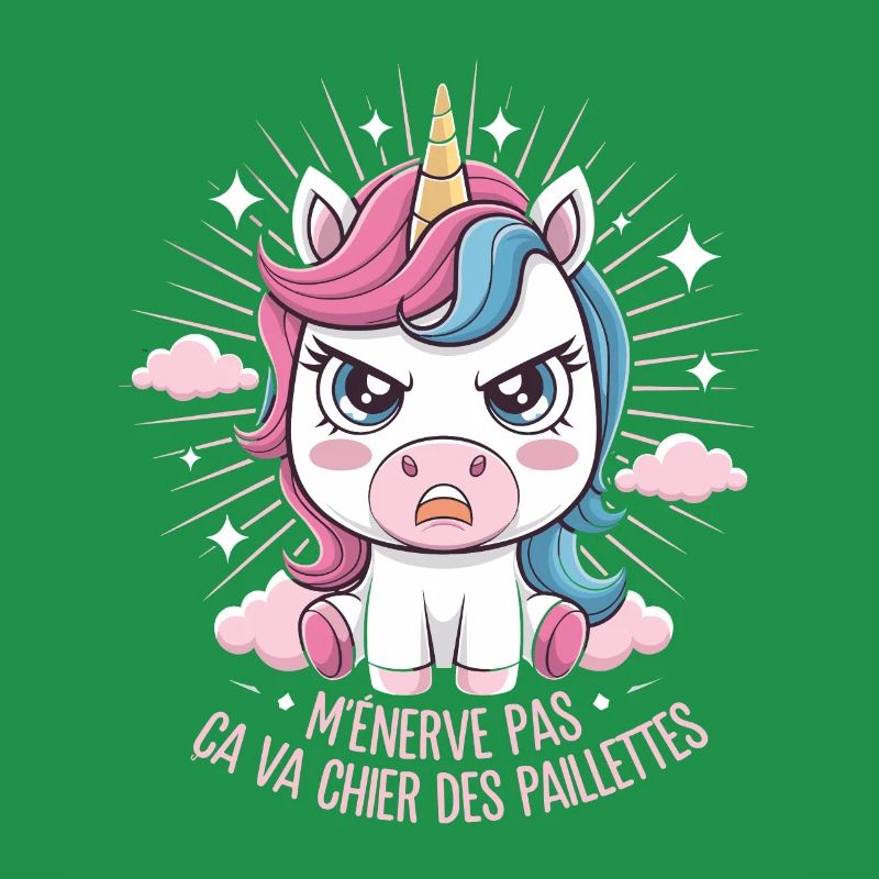 Sei mir nicht böse, das wird dir scheißen, Glitzer-Einhorn