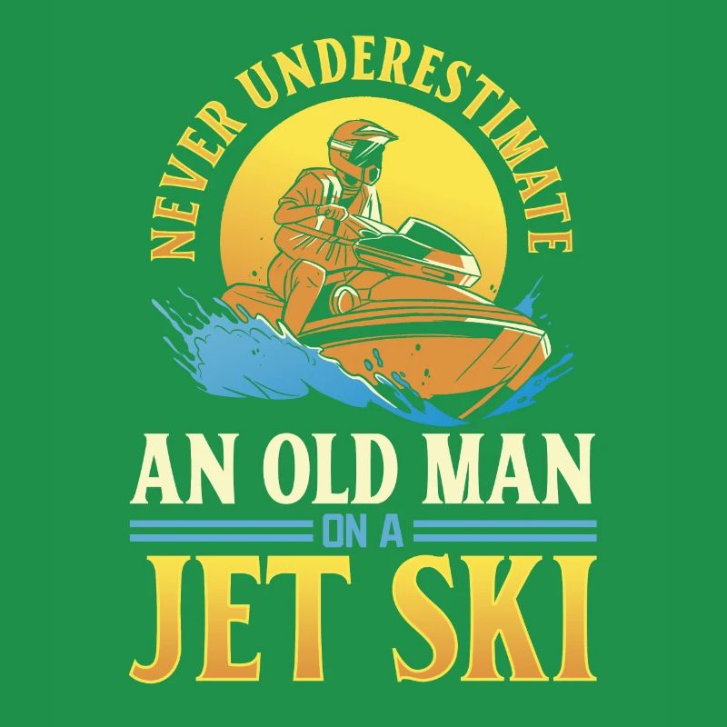 Never underestimate an old man on a jet ski - Jets