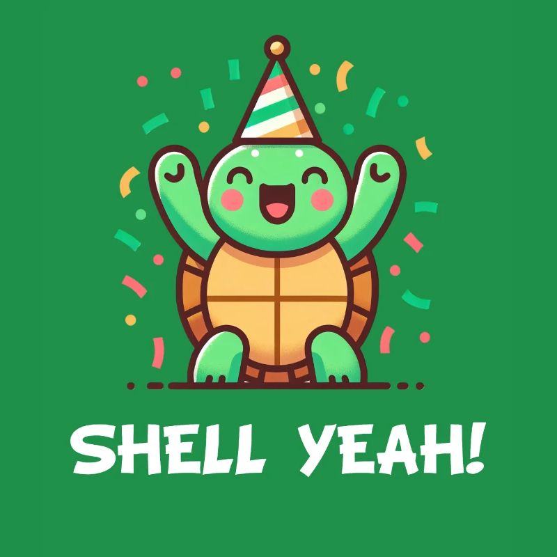 Shell Yeah! Celebration Turtle