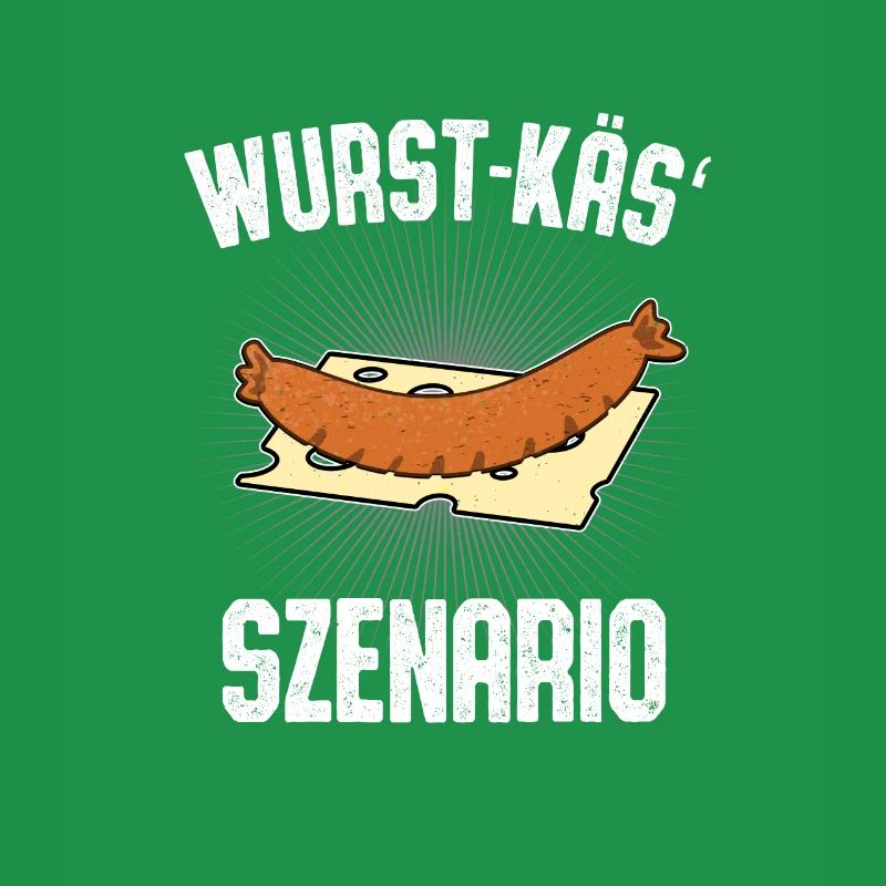 Saucisse Fromage Scénario Bratwurst Fromage Jeu de mots Fun