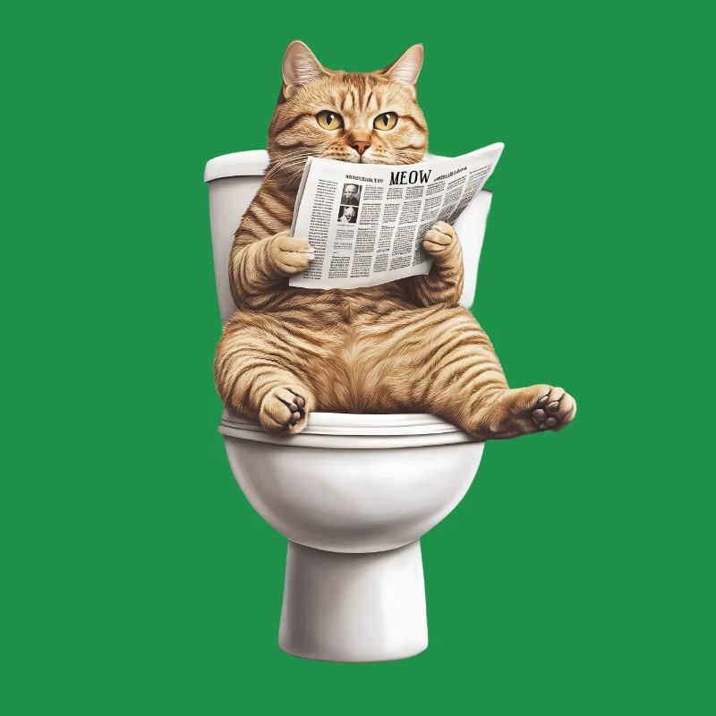 Drôle de chat chat propriétaire de chat Loo Cat Pet