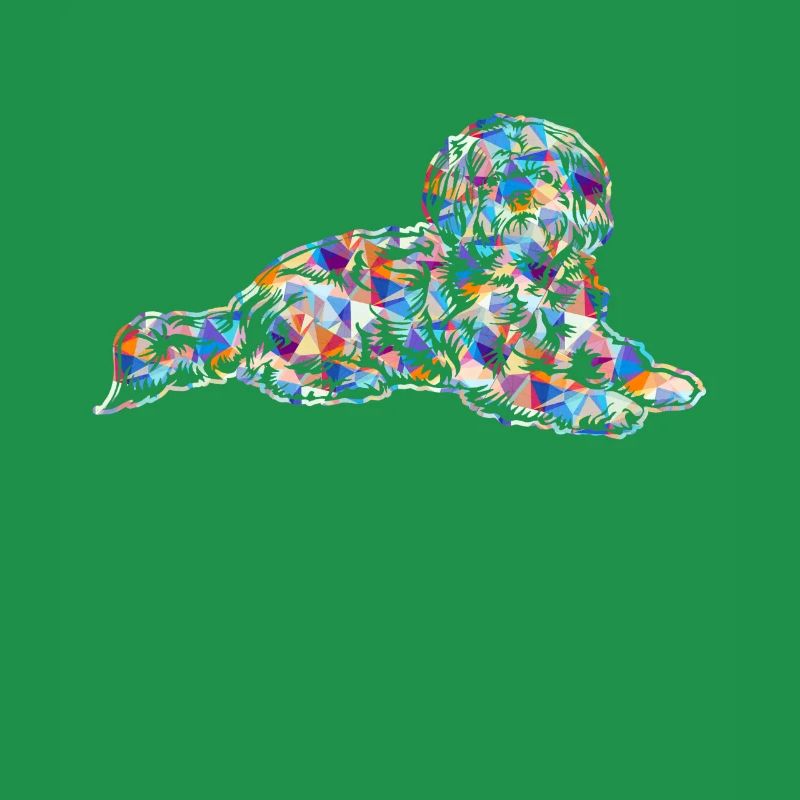 Lhasa Apso Geometric