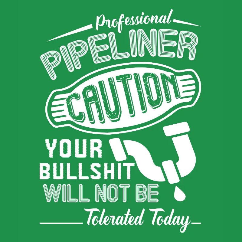 Professional Pipelayer Caution